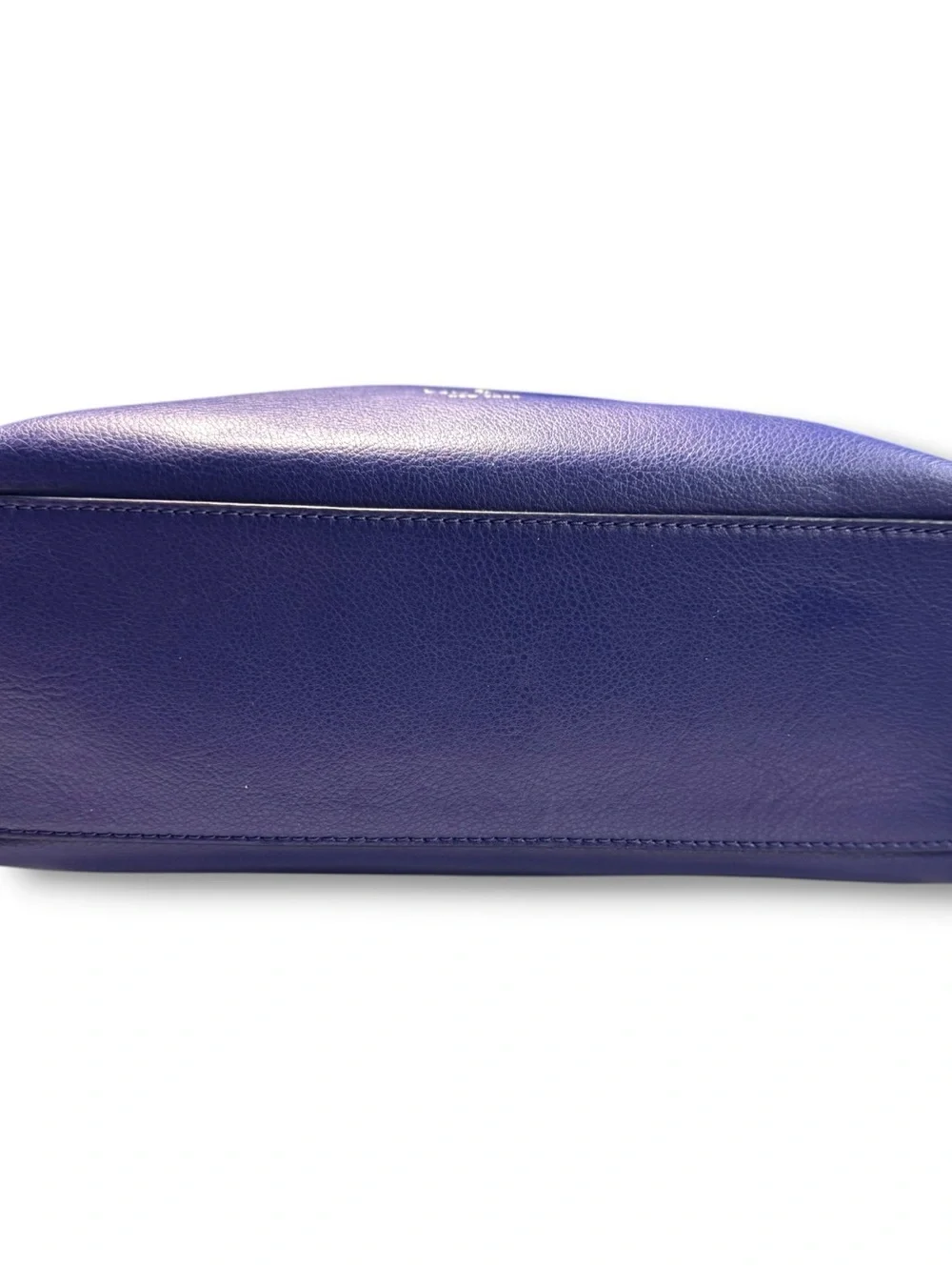 Kate Spade Greene Street Kaia River Blue Pebbled Leather Shoulder Bag Purse READ